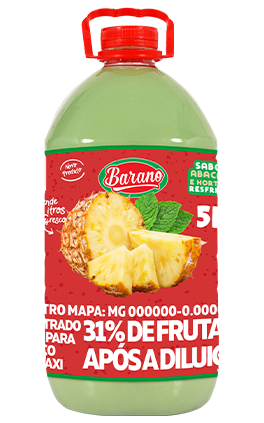bombona de<br>abacaxi c/ hortelã