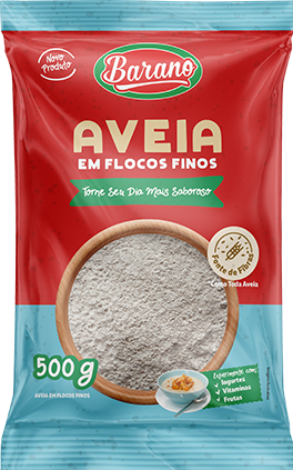 aveia<br>em flocos finos
