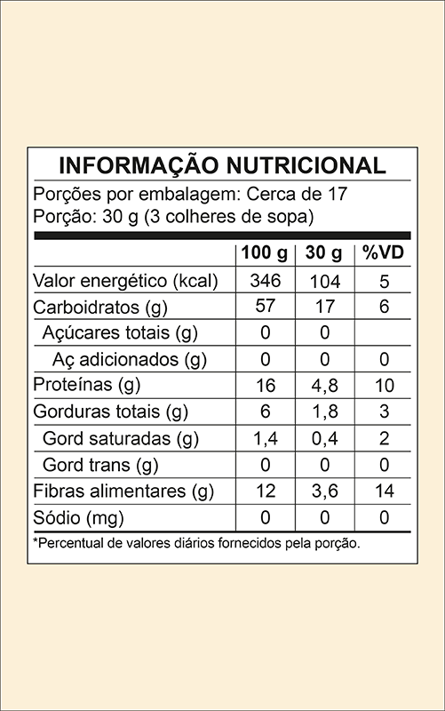 Tabela Nutricional Flocos Finos 500g Barano-14